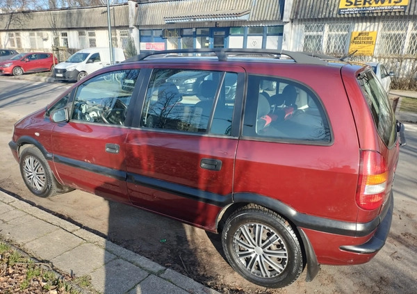 Opel Zafira cena 4200 przebieg: 517000, rok produkcji 2000 z Warszawa małe 79